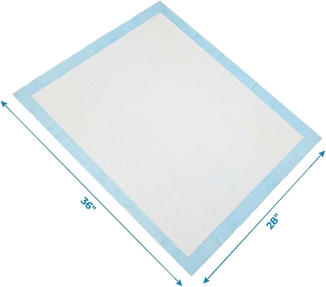 Best Pet Supplies XL (36 x 28 Inches) Puppy Pads 100 Count - Super Absorbent Dog Training Pads, Quick-Dry, Odor Control, Disposable Pee Pads, Leak-Proof Wee Wee Pads for Indoor Dogs – Baby Blue - Image 6
