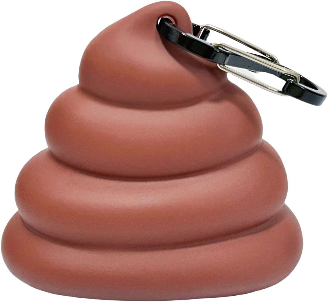 LZSOMPK Dog Poop Bag Holder for Leash, Cute Poop Shape Design, Sturdy Dispenser Includes 1 Roll 15 Waste Bags - Image 7