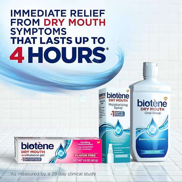 Biotene Dry Mouth Management Oral Rinse, Dry Mouth Spray and Moisturizing Gel - 1 Kit - Image 2