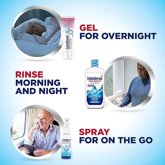 Biotene Dry Mouth Management Oral Rinse, Dry Mouth Spray and Moisturizing Gel - 1 Kit - Image 5
