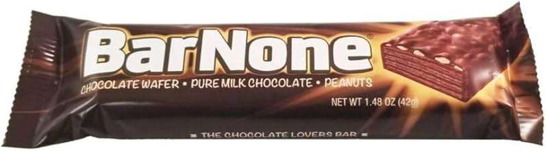 BarNone Chocolate Bar | Chocolate Wafer – Pure Milk Chocolate - Peanuts | A Chocolate Lover’s Candy Bar | BarNone Chocolate Bar Brought To You By Iconic Candy | 24 Count - Image 2
