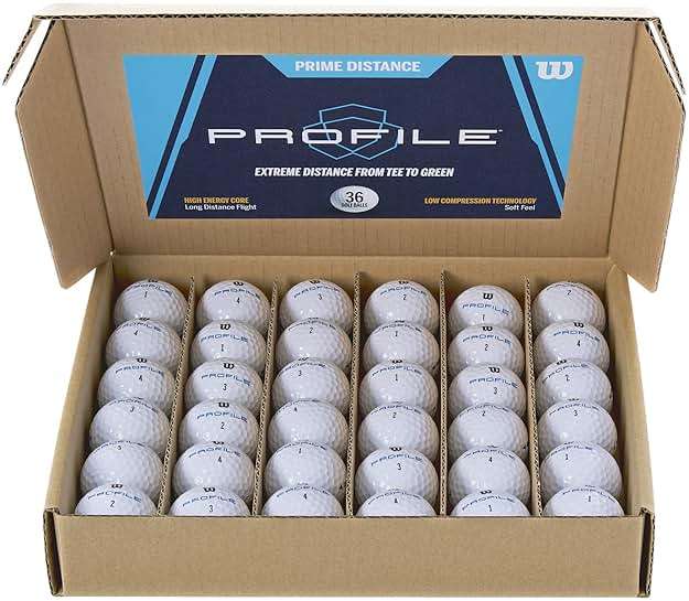 WILSON Profile Distance Golf Balls 36 Pack - Image 5