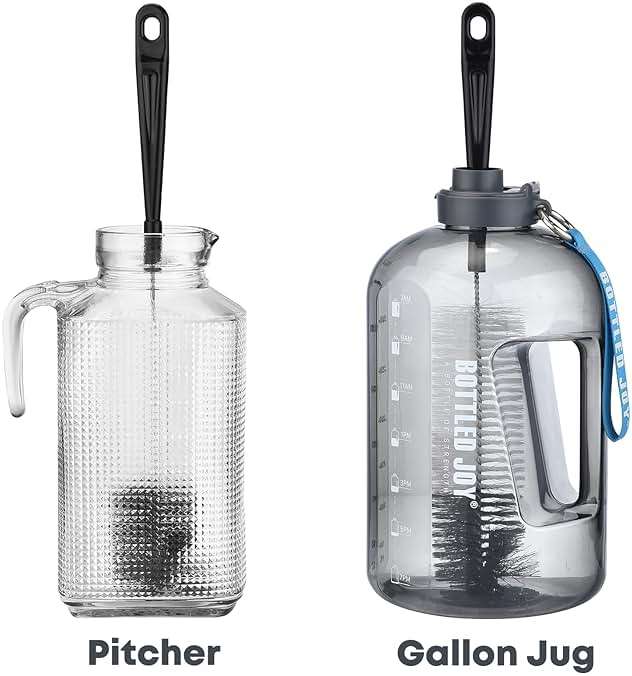 ALINK 3-Pack Long Black Bottle Cleaning Brush for Narrow Neck Beer/Wine/Flask/Thermos/Sport Well, Brewing Bottle Cleaner, 16 Inches - Image 7