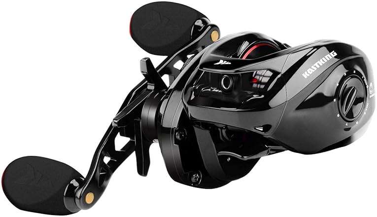KastKing Royale Legend II Baitcasting Reels, New Compact Design Baitcaster Fishing Reel, 17.64LB Carbon Fiber Drag, Cross-Fire 8 Magnet Braking System, Available in 5.4:1 and 7.2:1 - Image 2