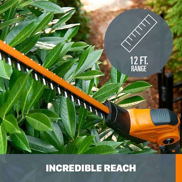 WORX WG252 20V 2-in-1 Attachment Capable Hedge Trimmer - Image 8