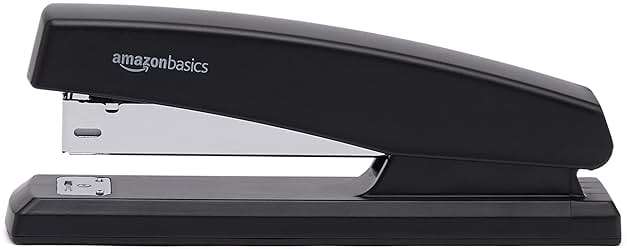 Amazon Basics Stapler Value Pack, 25 Sheet Capacity, Standard, with 3000 Staples and 3 Staple Removers, Black, 3-Pack - Image 5