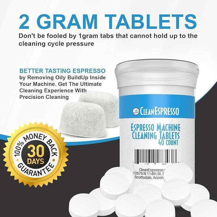 CleanEspresso - Designed For Breville Cleaning Kit - 40 Breville Compatible Cleaning Tablets + 2 Espresso Machine Water Filters + 2-Use Descaler - Espresso Machine Accessories - Image 6