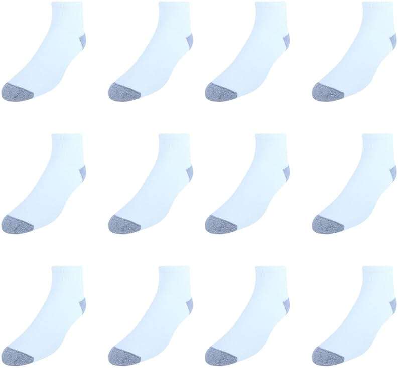Hanes Men's Socks, Active Cool X-temp Lightweight Moisture-wicking Cushioned Ankle, Crew and No Show, 12 and 14 Pair Packs - Image 4
