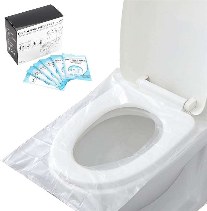 Toilet Seat Covers Disposable 60 pack for Travel Toilet Seat Cover Friendly Packing for Kids Potty Training and Adult - Image 1