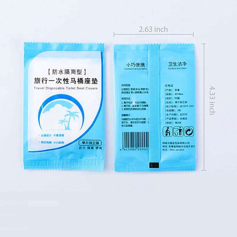 Toilet Seat Covers Disposable 60 pack for Travel Toilet Seat Cover Friendly Packing for Kids Potty Training and Adult - Image 3