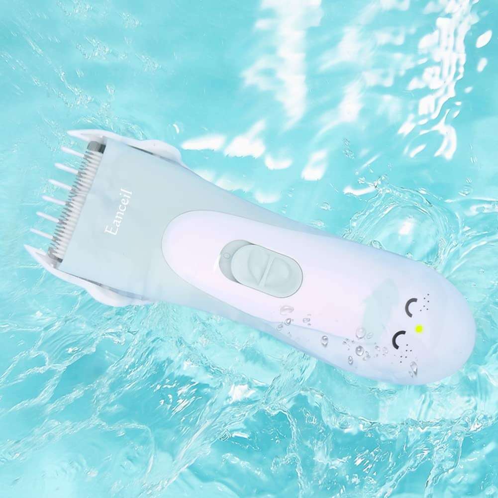 Eanceil Baby Hair Clippers, Ceramic Blade Electric Kids Hair Trimmer, Ultra-Quiet Cordless Rechargeable Waterproof Haircut Kit for Kids & Adult - Image 8