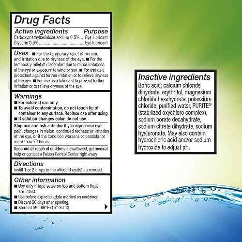 REFRESH RELIEVA Lubricant Eye Drops Artificial Tears, 0.33 fl oz (10 mL) - Image 8