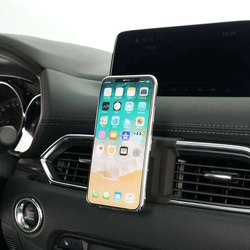 BEERTE Car Phone Holder fit for Mazda CX-5 2017-2026 Strong Magnetic Phone Mount CX5 Adjustable Air Vent Car Dashboard Cell Phone Mount fit for Any inches Smartphone - Image 4