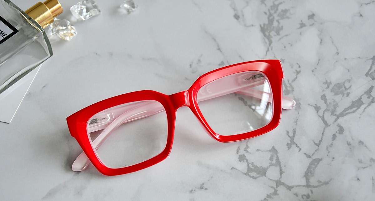 Eyekepper Ladies Reading Glasses - Oversized Square Design Readers for Women Red - Image 6