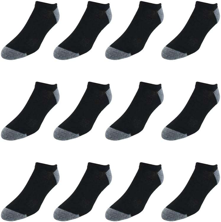 Hanes Men's Socks, Active Cool X-temp Lightweight Moisture-wicking Cushioned Ankle, Crew and No Show, 12 and 14 Pair Packs - Image 2