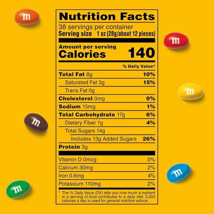 M&M'S Peanut Milk Chocolate Candy Resealable Bulk Pack, Party Size, 38 oz Bag, For Sharing, Baking and Snacking - Image 2