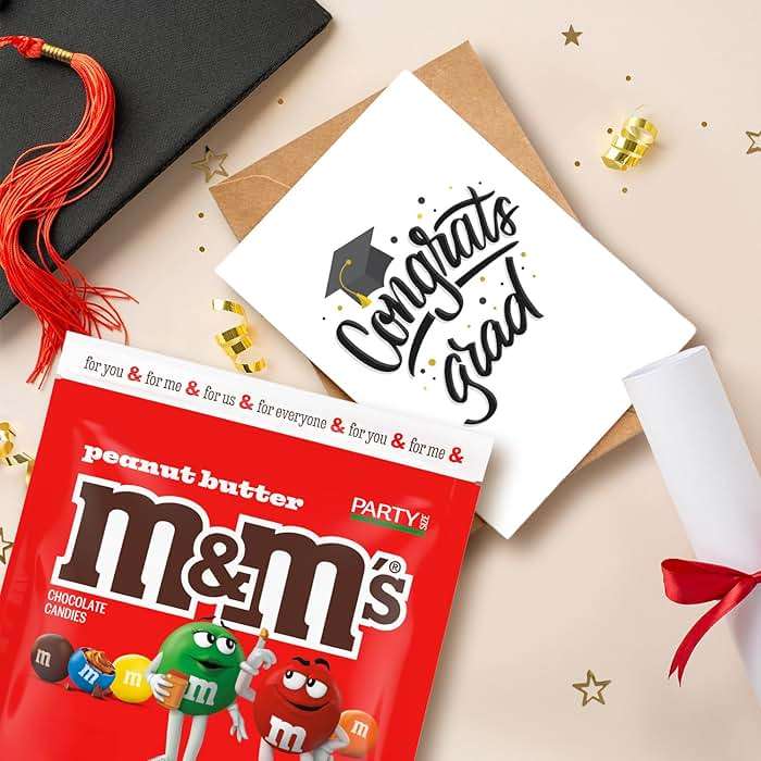 M&M'S Summer Peanut Butter, Chocolate Candy, Party Size, 34 oz Resealable Bulk Candy Bag - Image 6