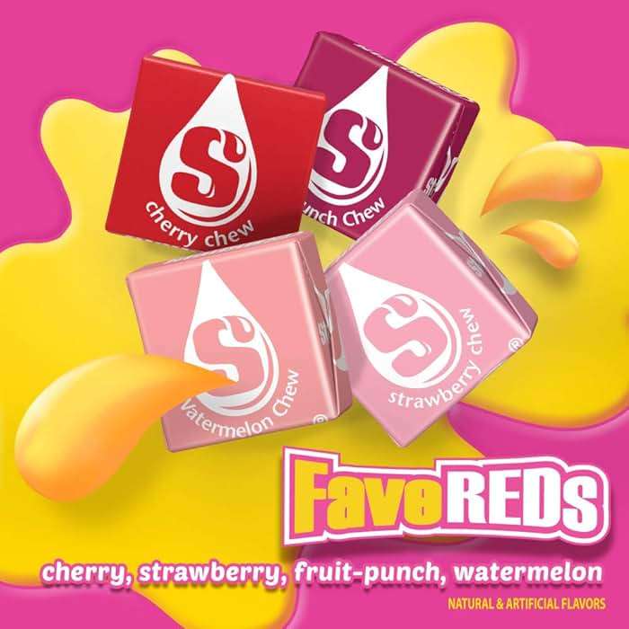 STARBURST Fruit Chews Candy - FaveREDS STARBURST Candy Bulk Individually Wrapped, Party Size Bag, 50 oz, Pack of 1 - Image 3