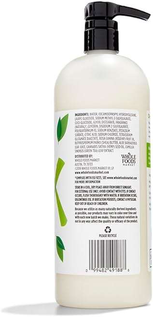 365 by Whole Foods Market, Body Wash Moisturizing Aloe & White Tea, 32 Fl Oz - Image 2