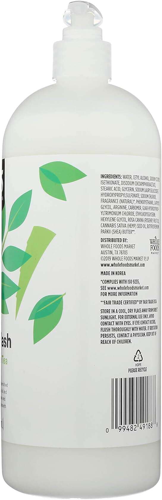 365 by Whole Foods Market, Body Wash Moisturizing Aloe & White Tea, 32 Fl Oz - Image 3