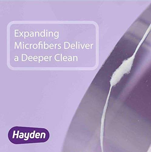 Hayden Expanding Dental Floss. Expands To Clean Between Tight Teeth. 6 Pack Value. Fresh Feeling Polar Mint Woven Floss. Anti Tartar Actives for Gentle Care. 180 Yards. Expandable Clean. PFA Free. - Image 3
