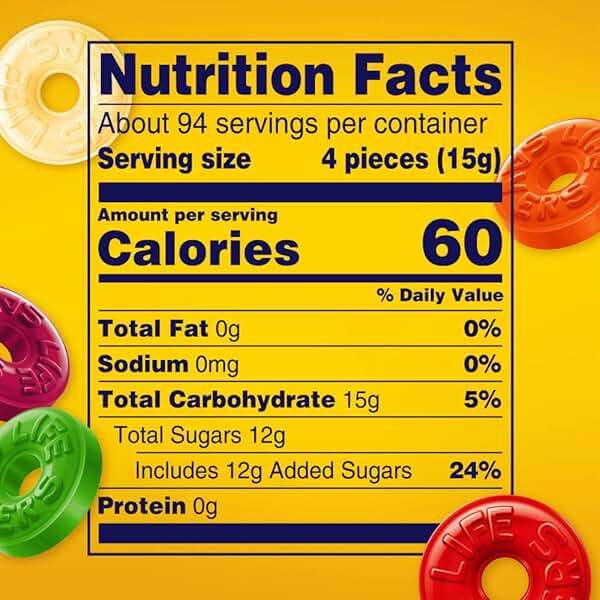 Life Savers 5 Flavors Hard Candy Party Size 50 oz Bag Summer Road Trip Essentials - Image 2