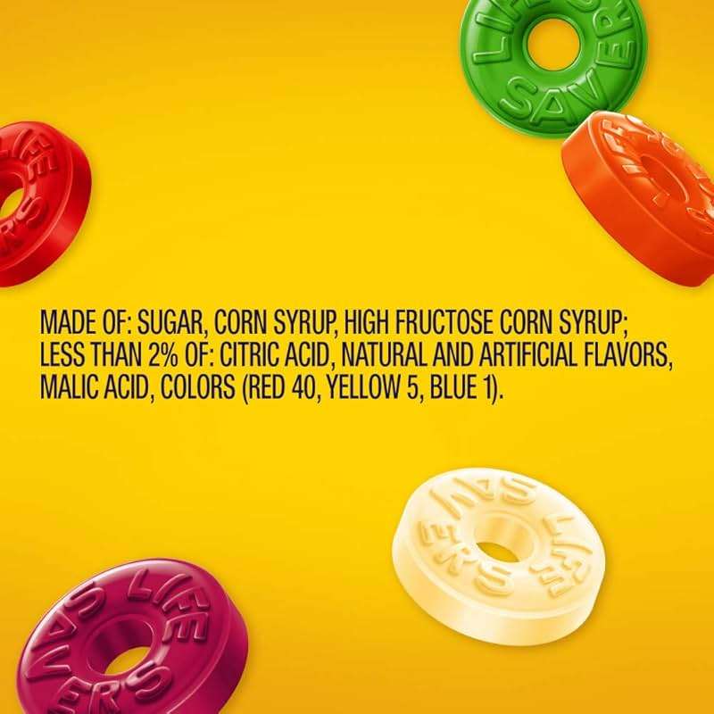 Life Savers 5 Flavors Hard Candy Party Size 50 oz Bag Summer Road Trip Essentials - Image 3