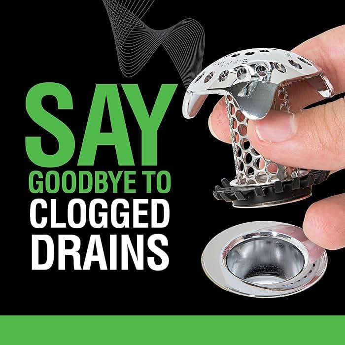 SinkShroom Ultra Revolutionary Bathroom Sink Drain Protector, Stainless Steel - Image 4