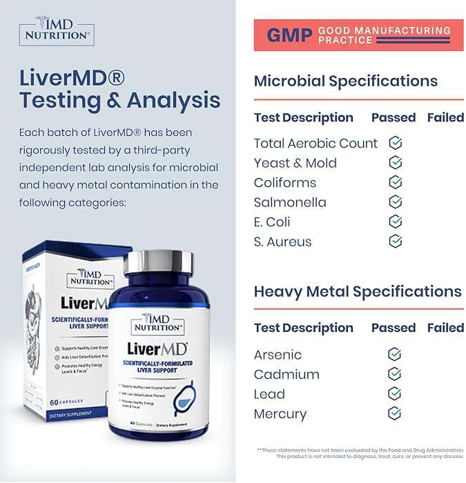 1MD Nutrition LiverMD - Liver Support Supplement | Siliphos Milk Thistle Extract & NAC - Supports Healthy Energy, Immunity & Overall Health - Liver Cleanse & Support | 60 Capsules - Image 6