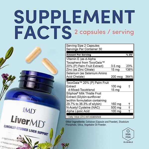 1MD Nutrition LiverMD - Liver Support Supplement | Siliphos Milk Thistle Extract & NAC - Supports Healthy Energy, Immunity & Overall Health - Liver Cleanse & Support | 60 Capsules - Image 7