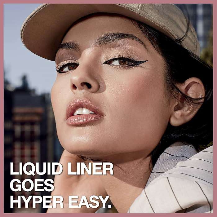 Maybelline Hyper Easy Liquid Pen No-Skip Eyeliner, Satin Finish, Waterproof Formula, Pitch Black, 0.018 Fl Oz - Image 11