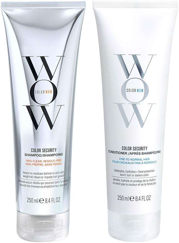 COLOR WOW Dream Clean Duo - 100% clean, sulfate-free COLOR SECURITY SHAMPOO and weightless COLOR SECURITY CONDITIONER| Achieve Super Glossy, Hydrated Hair - Image 1