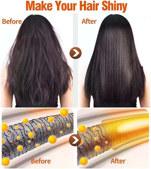 Keratin Hair Mask,Keratin Hair Treatment 250g Hair Mask for Dry Damaged Hair,Deep Conditioning Hair Treatment Mask Repair Treatment Damage Hair Root,Natural Deep Conditioner Hydrating Hair Care Gifts - Image 2