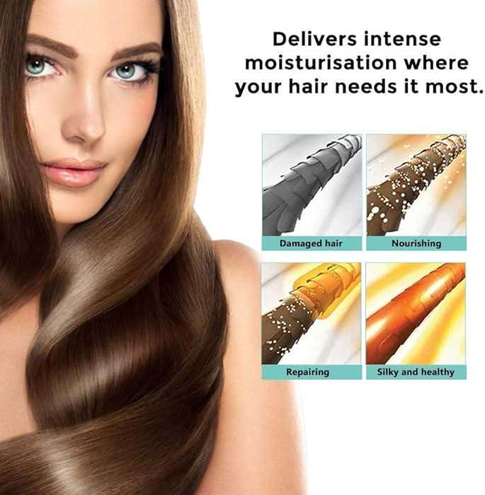 Keratin Hair Mask,Keratin Hair Treatment 250g Hair Mask for Dry Damaged Hair,Deep Conditioning Hair Treatment Mask Repair Treatment Damage Hair Root,Natural Deep Conditioner Hydrating Hair Care Gifts - Image 3