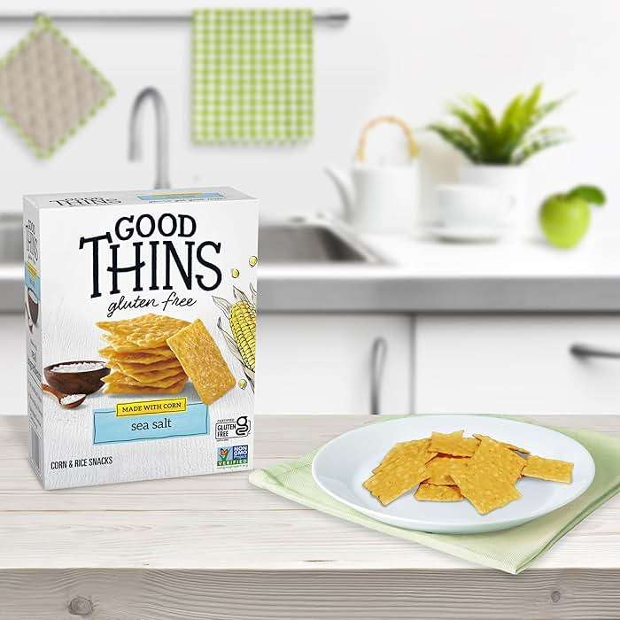 GOOD THINS Rice & Corn Snacks Gluten Free Crackers Variety Pack, Bulk Snack Crackers, 4 Boxes - Image 7
