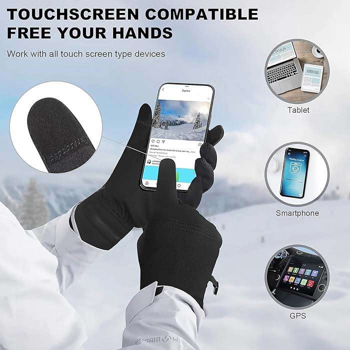 DAY WOLF Heated Glove Liners Electric Gloves for Men Women Rechargeable Battery Hand Warmer for Winter Sports Snow Biking Riding Cycling Hunting - Image 3