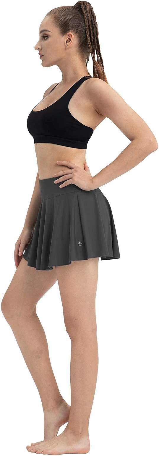 BUBBLELIME 2 Styles 5" XXS-XL Women's UPF 50+ Adjustable Running Skort with Pockets Active Tennis Golf Workout Skirt - Image 3