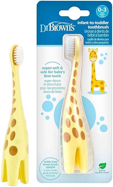Dr. Brown's Infant-to-Toddler Toothbrush, Giraffe - Image 13