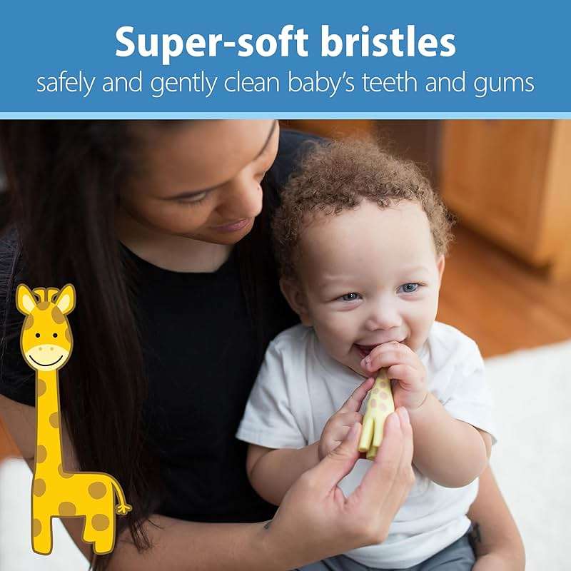 Dr. Brown's Infant-to-Toddler Toothbrush, Giraffe - Image 4