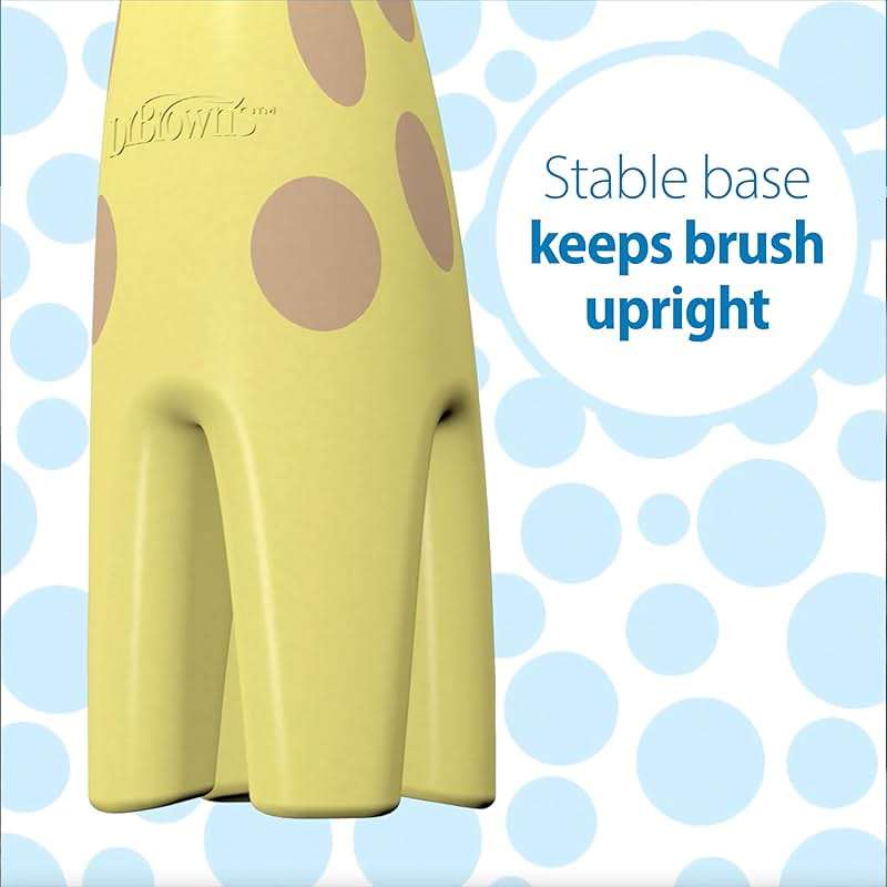 Dr. Brown's Infant-to-Toddler Toothbrush, Giraffe - Image 6