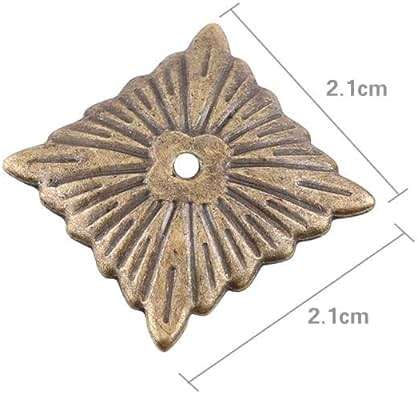 100pcs Vintage Upholstery Nails, Sofa Shoe Door Decorative Stud Antique Upholstery Tacks Bronze Metal Labels Tacks Furniture Nails Pins Assortment Kit (2121mm) - Image 6