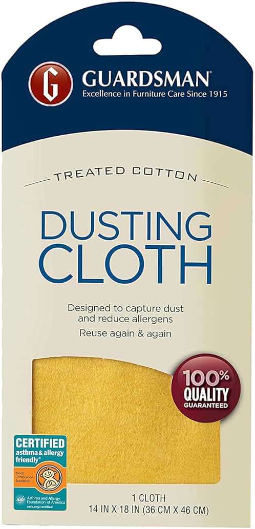 Guardsman Wood Furniture Dusting Cloths - 1 Pre-Treated Cloth - Captures 2X The Dust of a Regular Cloth, Specially Treated, No Sprays or Odors - 462100, Pack of 6 - Image 3