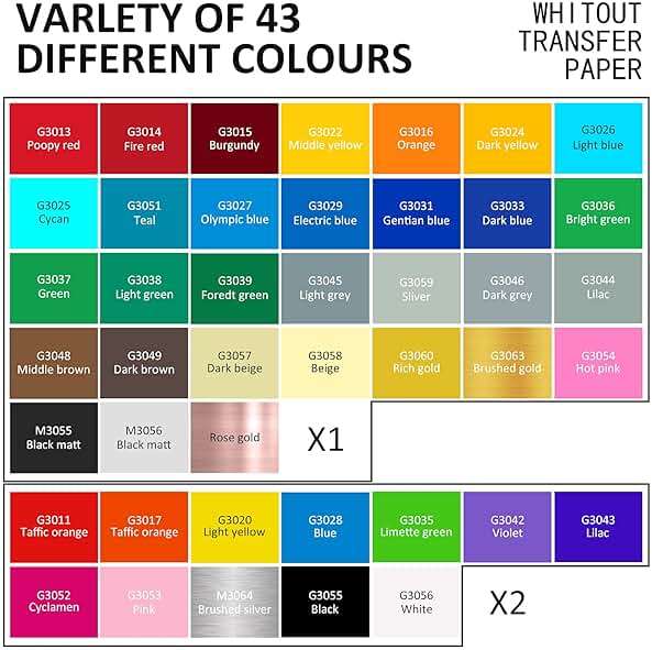 Lya Vinyl 55 Pack Permanent Adhesive Vinyl Sheets for Decor Sticker, Party Decoration, Car Decal - 43 Color Vinyl for Cutting Machine, Craft Cutter - Image 2