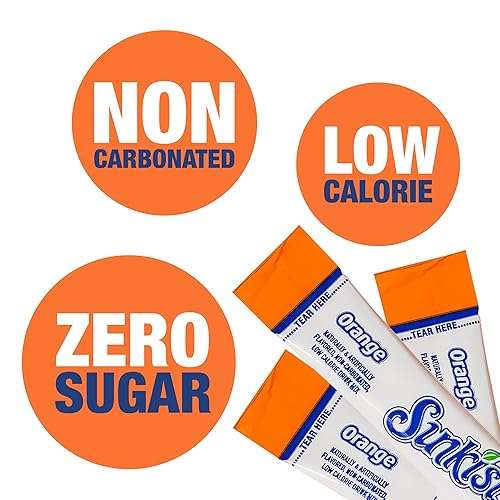 Sunkist Soda Orange Singles To Go Drink Mix, 12 Boxes with 6 Packets Each - 72 Total Servings - Image 4
