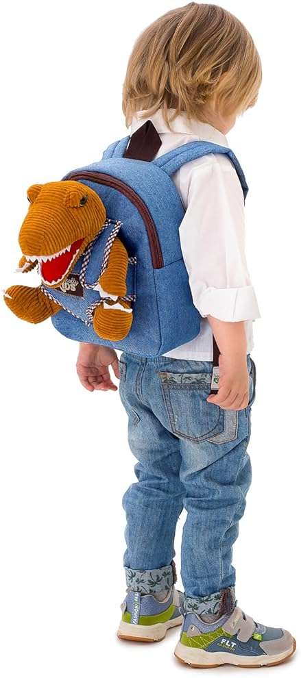 Naturally KIDS Toddler Backpack w Dinosaur Toys for Kids 2-4, 2 Year Old Boy Birthday Gift, 3 Year Old Boy Gift Girl, Toddler Dinosaur Toy - Image 6
