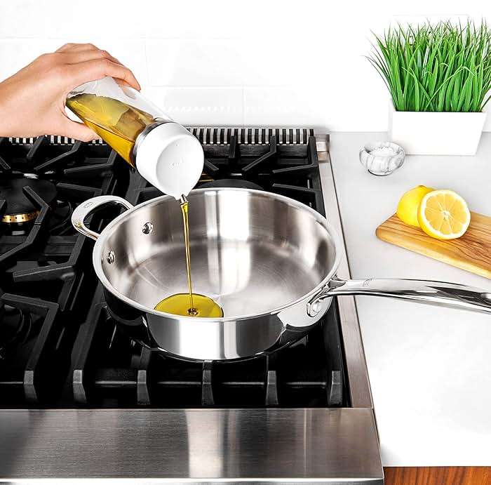OXO Good Grips 12 oz Precision Pour Glass Oil Dispenser | Precision Pour - Image 10