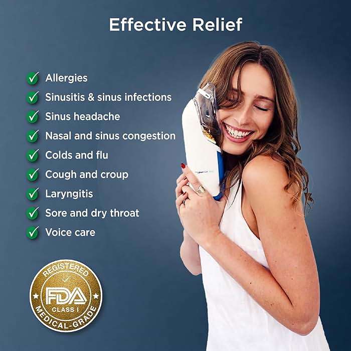 Mypurmist Free Ultrapure Cordless Steam Inhaler - Handheld Personal & Battery-Powered Steamer, Vaporizer & Humidifier for Sinus Relief, Nasal Congestion, Cold & Cough, Vocal Care - Image 3