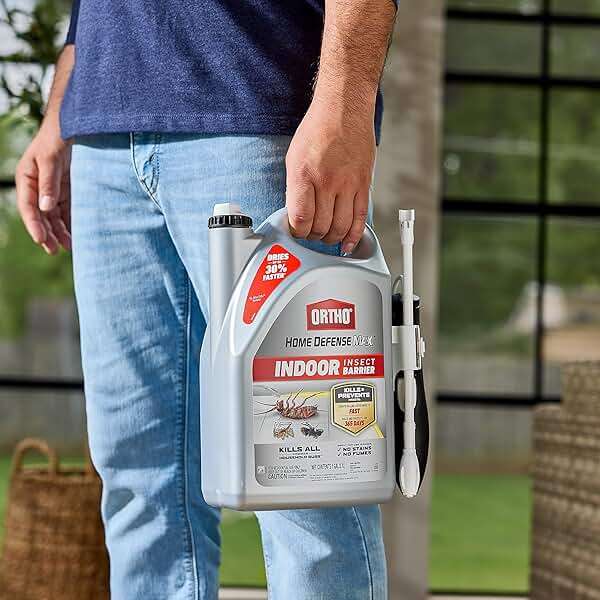 Ortho Home Defense Max Indoor Insect Barrier with Extended Reach Comfort Wand - Ready-To-Use Home Bug Spray, Kills Ants, Roaches, Spiders, Fleas and Ticks, 1 gal. - Image 2