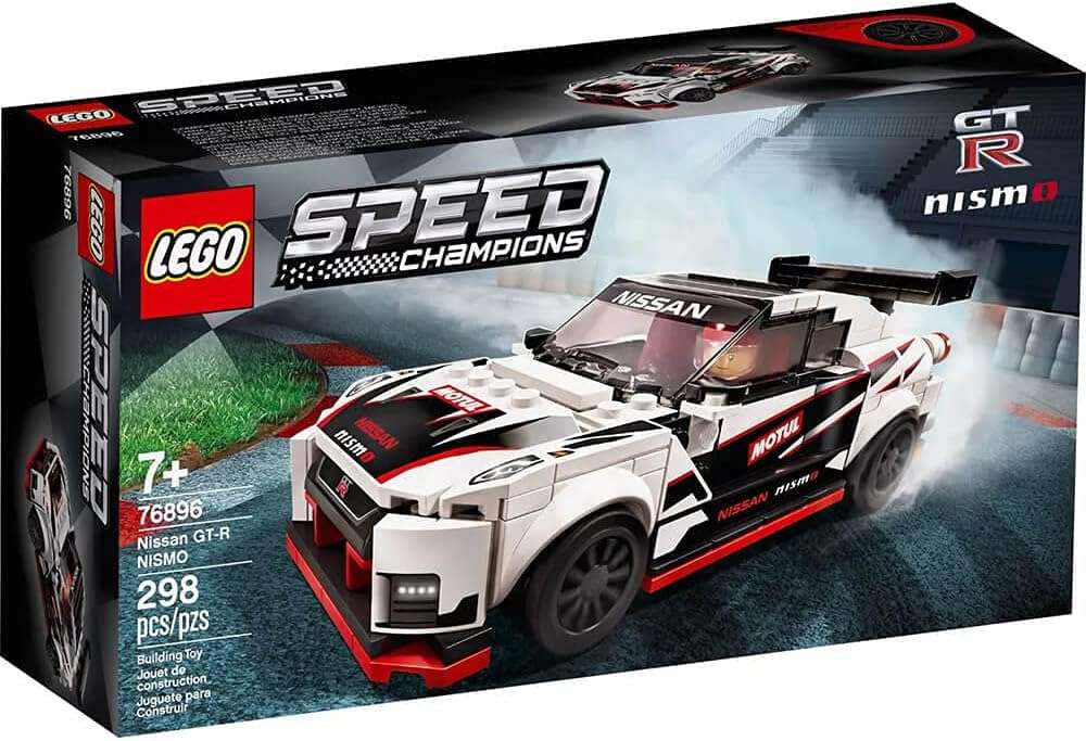LEGO Speed Champions Nissan GT-R NISMO 76896 Toy Model Cars Building Kit Featuring Minifigure (298 Pieces) - Image 4