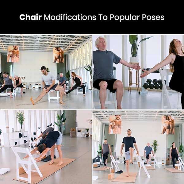 Yoga Vitality - Chair Yoga For Seniors, Older Adults, and Absolute Beginners | Made For Healthy Aging, Improved Mobility, Joint Health, Balance, Pain Relief, and Injury Prevention | 4 Levels - Image 2